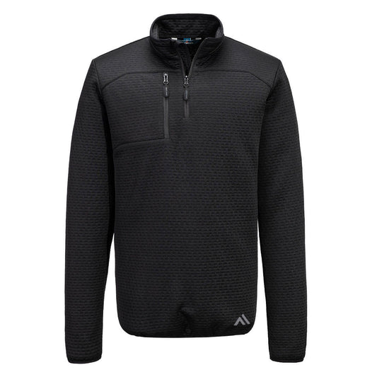 Portwest KX376-KX3 Sport Textured 1/4 Zip Sweatshirt