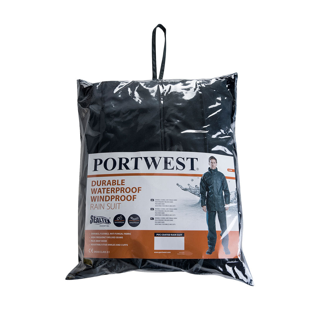 Portwest L450-Sealtex Essential Rainsuit (2 Piece Suit)