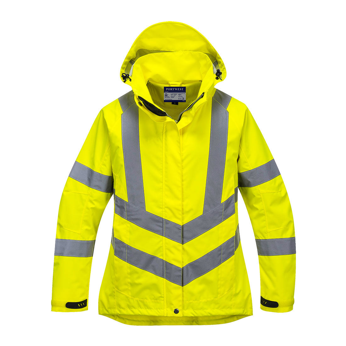 Portwest LW70-Hi-Vis Women's Breathable Rain Jacket