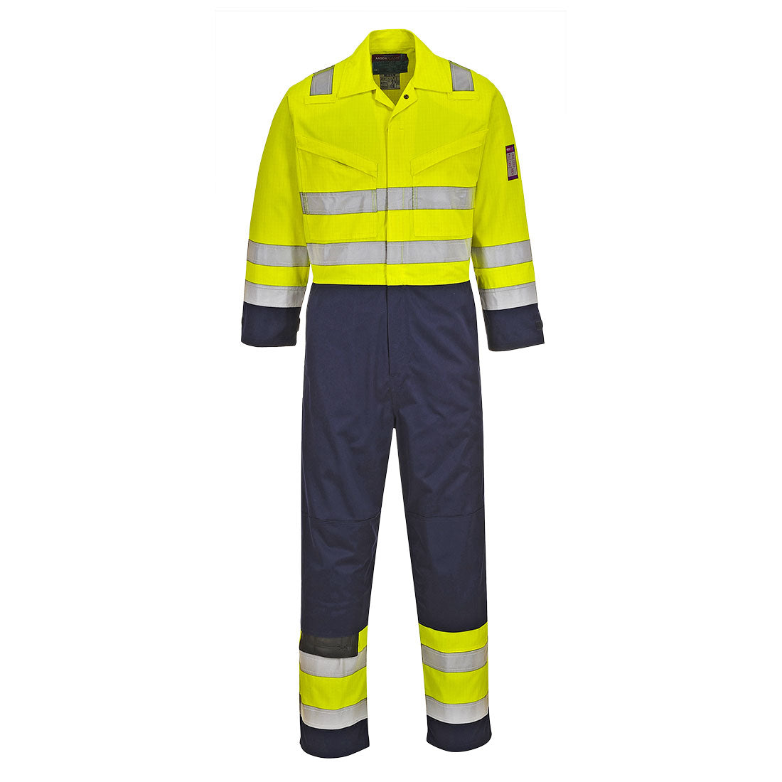 Portwest MV28-Modaflame Work Hi-Vis Multi-Norm Contrast FR Coverall