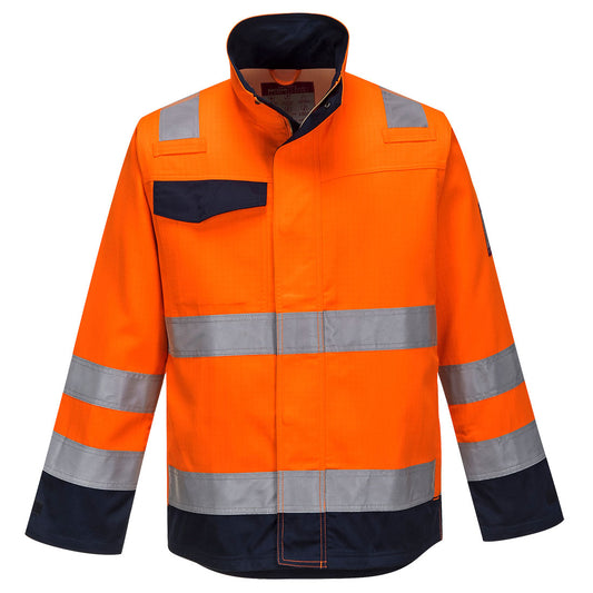 Portwest MV35-Modaflame Work HVO Multi-Norm Contrast FR Jacket