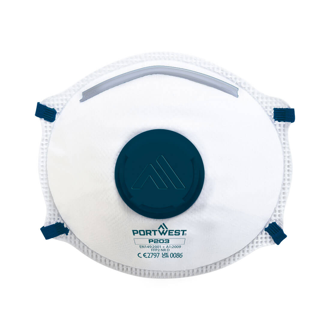 Portwest P203-FFP2 Valved Dolomite Respirator (Pk10)