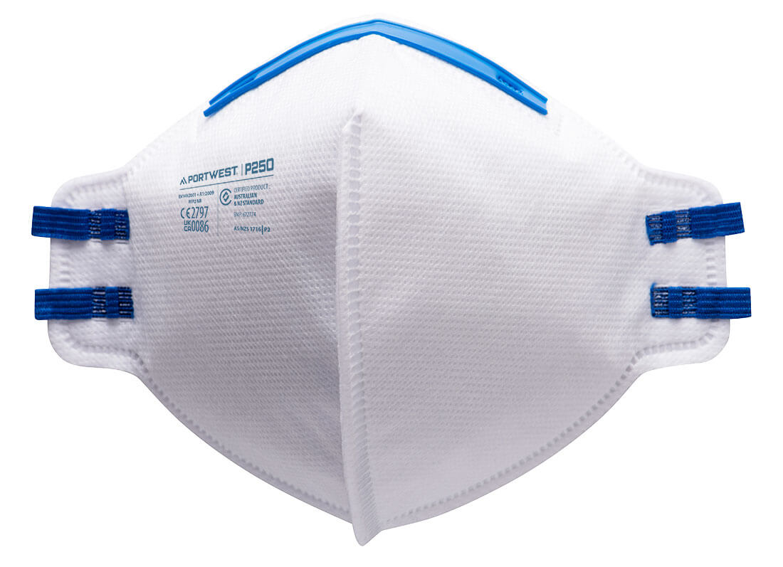 Portwest P250-FFP2 Fold Flat Respirator (Pk20)