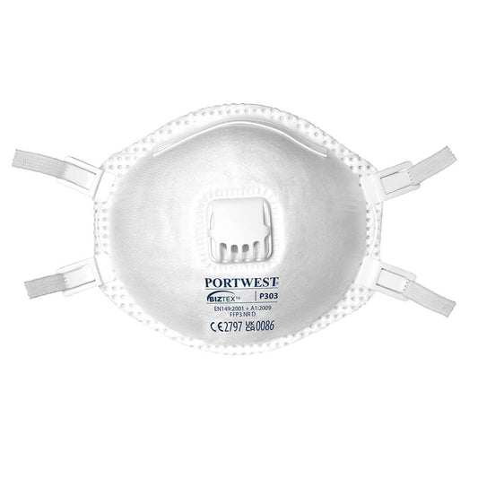 Portwest P303-FFP3 Valved Dolomite Respirator (Pk10)