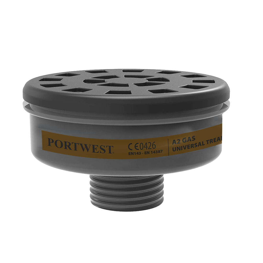 Portwest P906-A2 Gas Filter Universal Thread (Pk6)