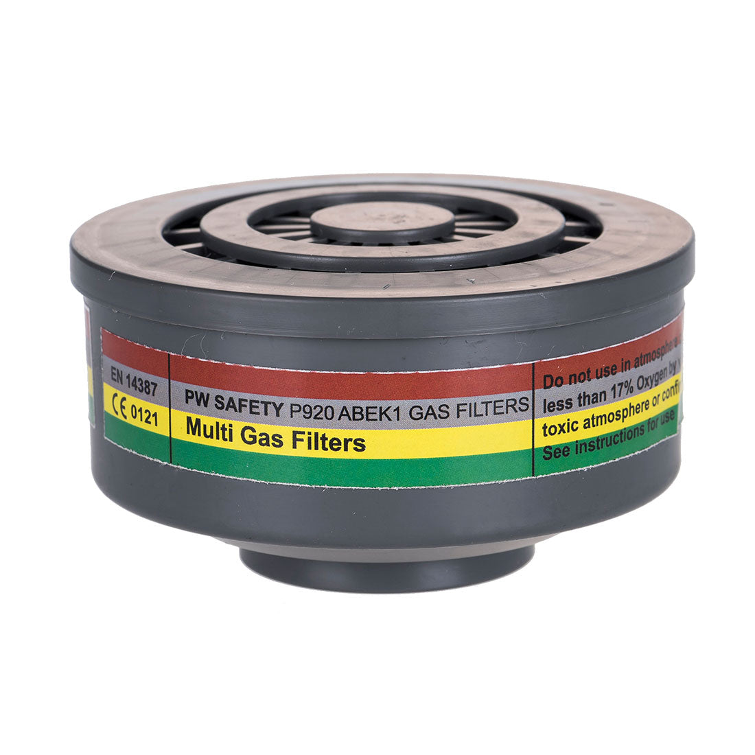 Portwest P920-ABEK1 Gas Filter Special Thread Connection (Pk4)