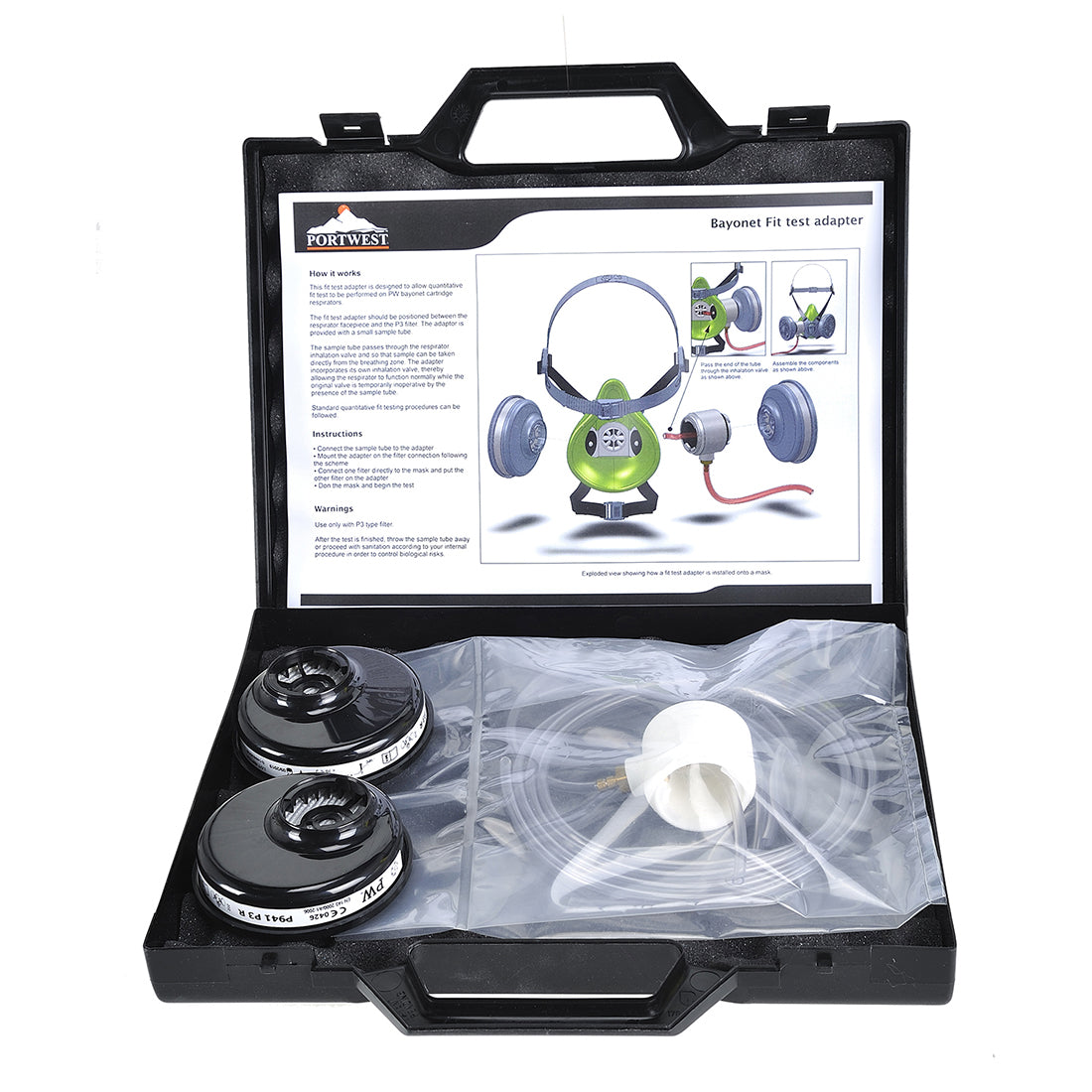 Portwest P999-Bayonet Fit Test Adapter Kit