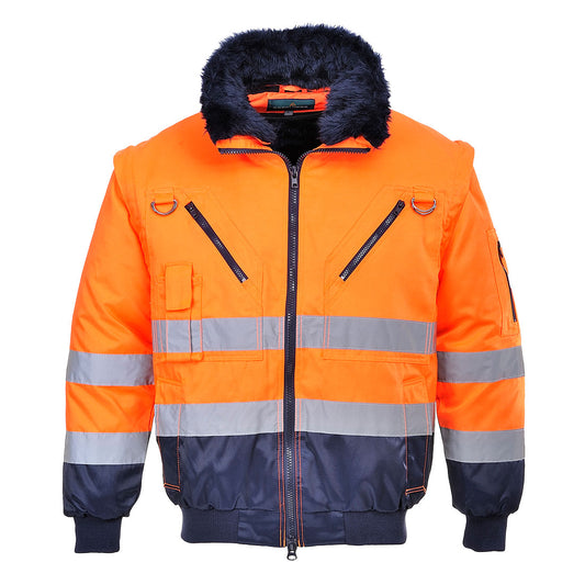 Portwest PJ50-Hi-Vis 3-in-1 Contrast Pilot Jacket