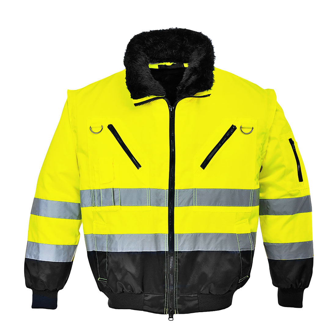Portwest PJ50-Hi-Vis 3-in-1 Contrast Pilot Jacket