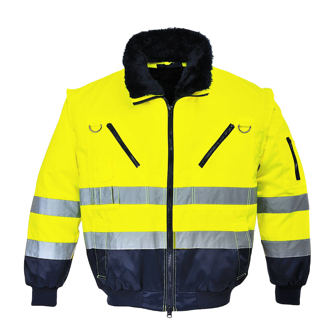 Portwest PJ50-Hi-Vis 3-in-1 Contrast Pilot Jacket