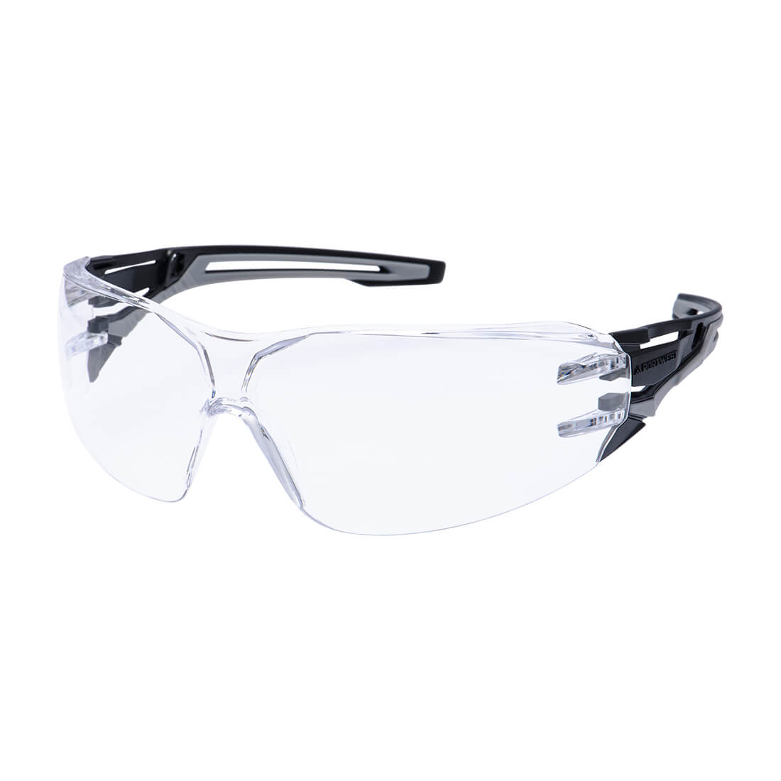 Portwest PR01-Anthracite Wraparound Safety Glasses