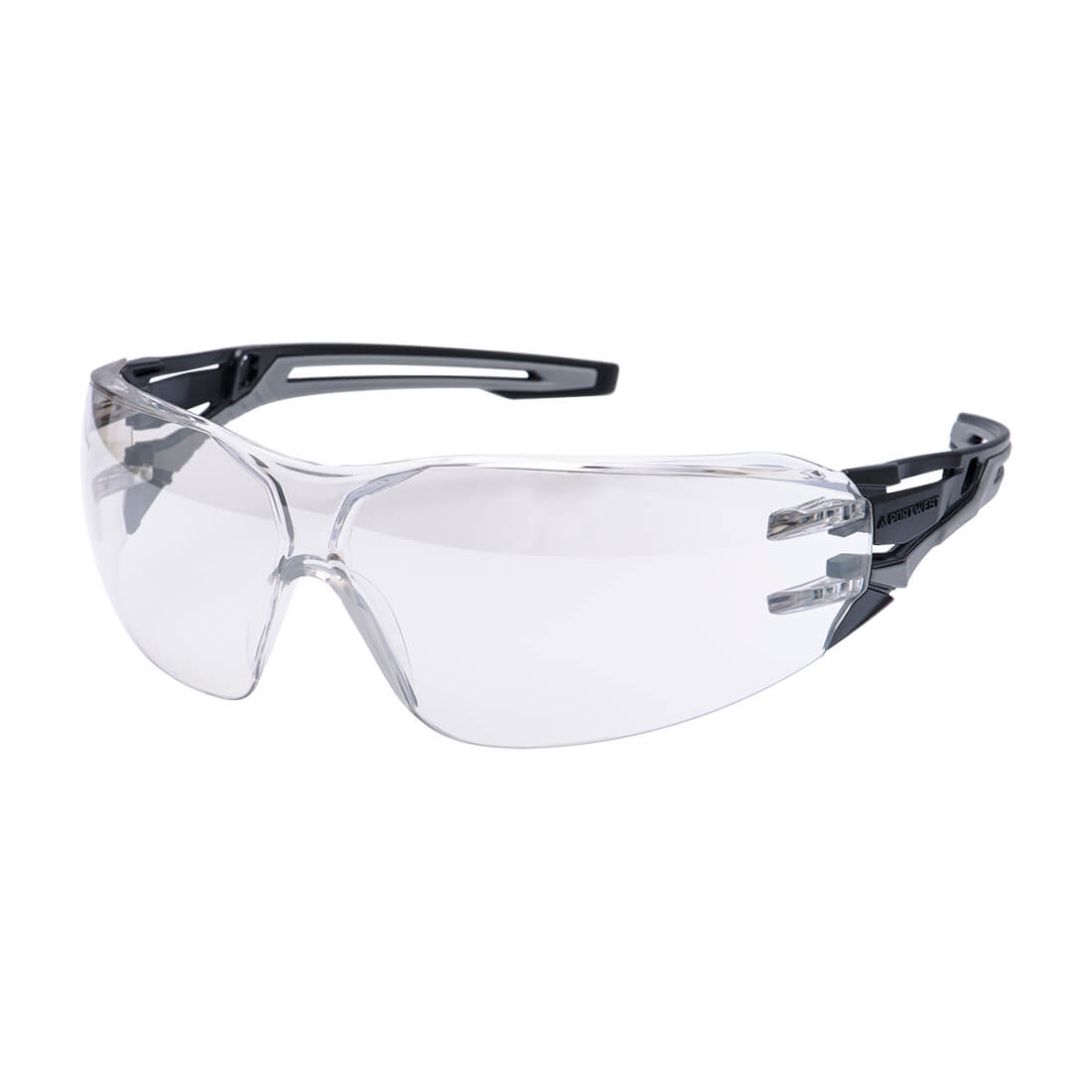 Portwest PR01-Anthracite Wraparound Safety Glasses