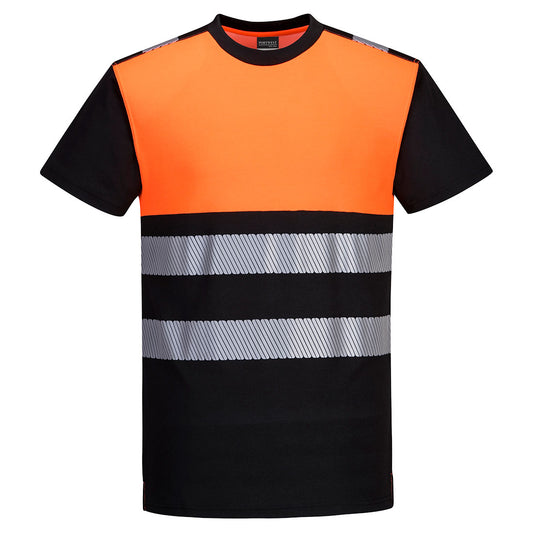 Portwest PW311-PW3 Hi-Vis Cotton Comfort Class 1 T-Shirt S/S