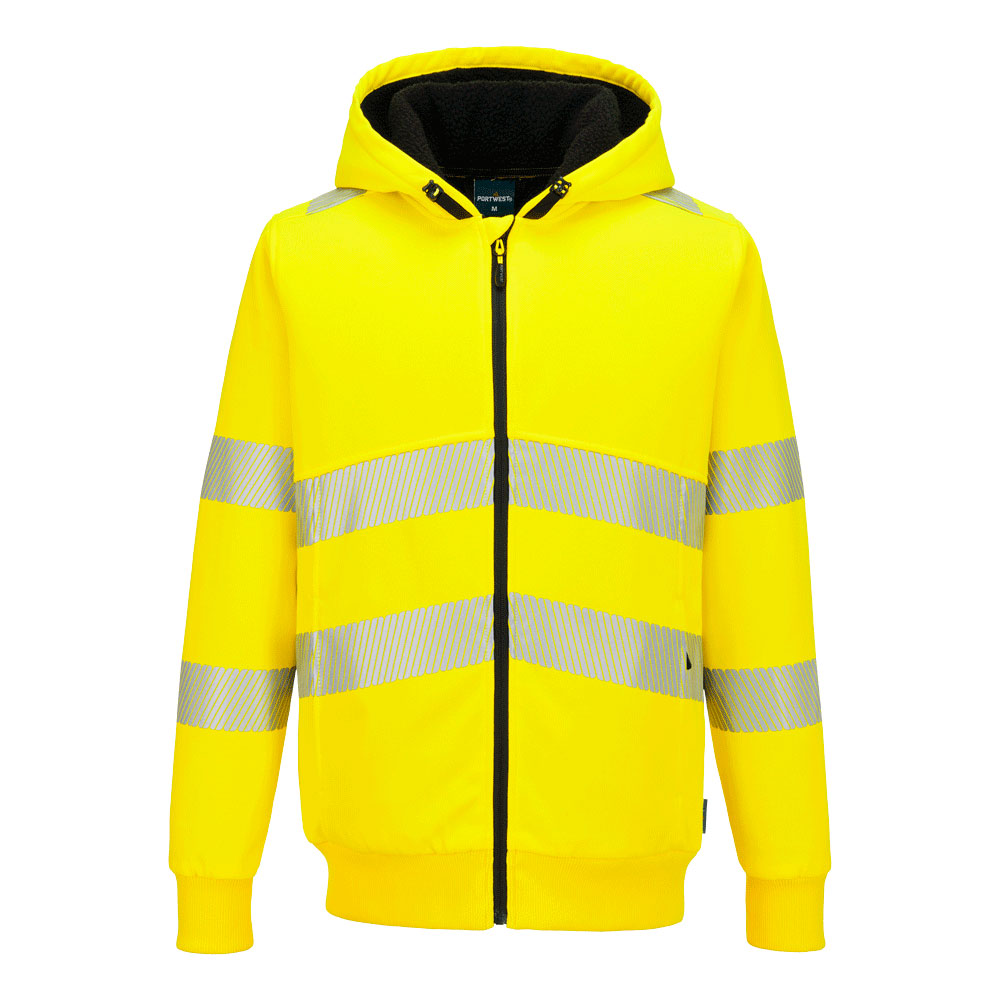 Portwest PW321-PW321 Hi-Vis Zipped Winter Hoodie