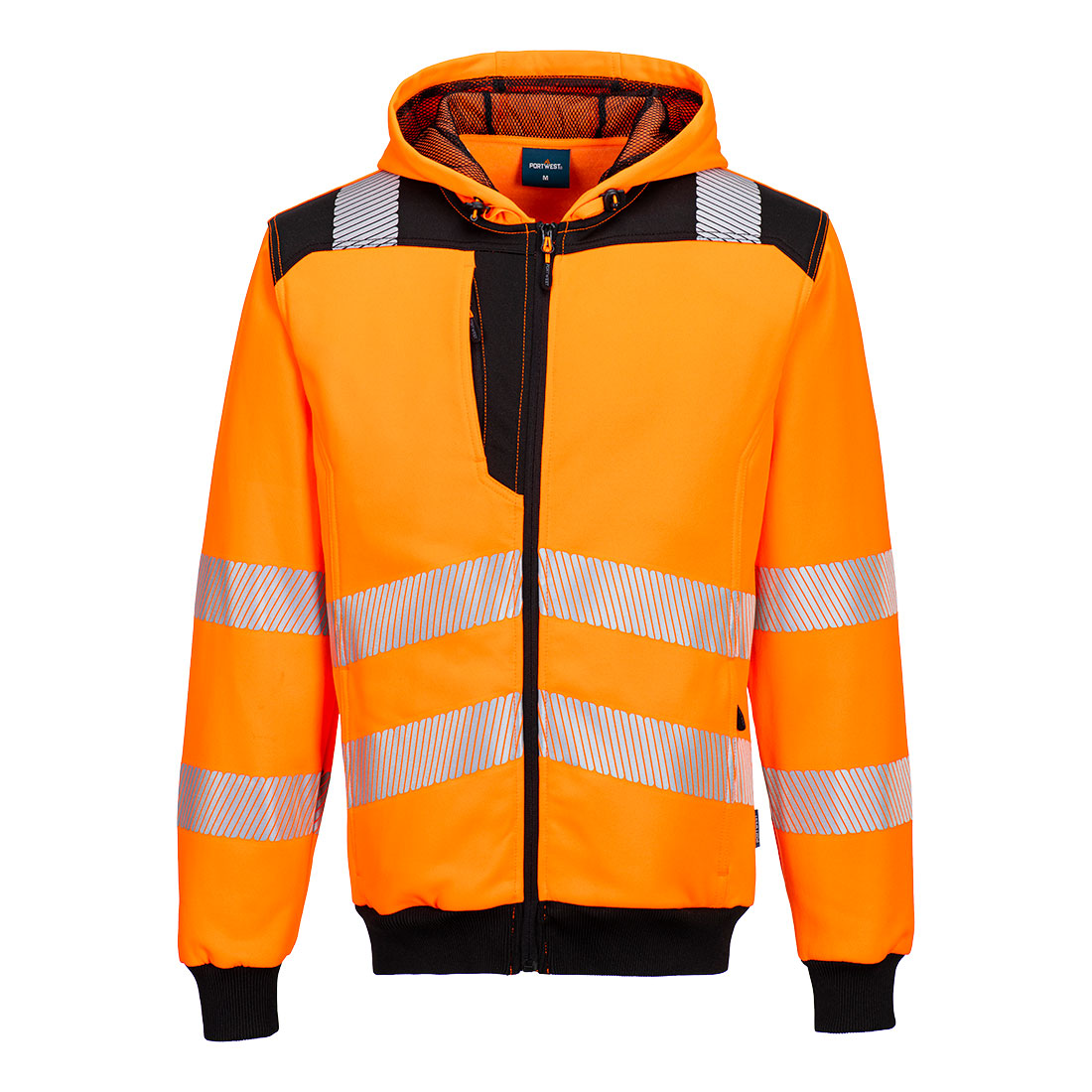 Portwest PW327-PW3 Hi-Vis Zip Hoodie