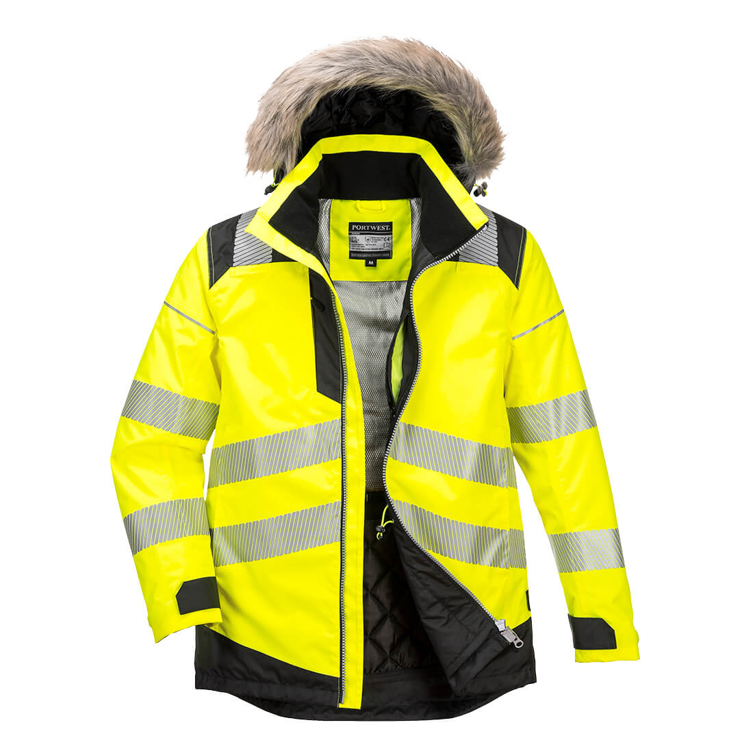 Portwest PW369-PW3 Hi-Vis Winter Parka Jacket