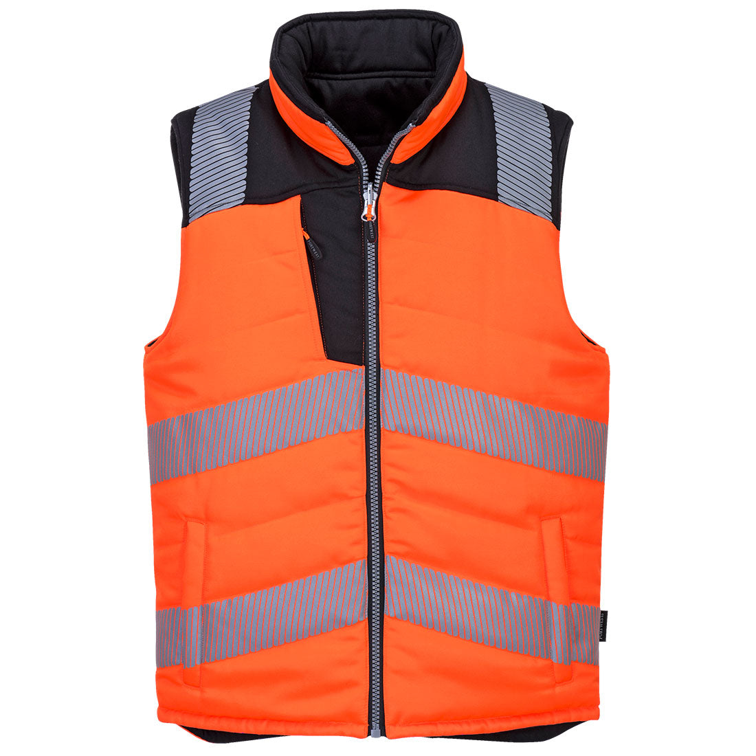 Portwest PW374-PW3 Hi-Vis Reversible Bodywarmer