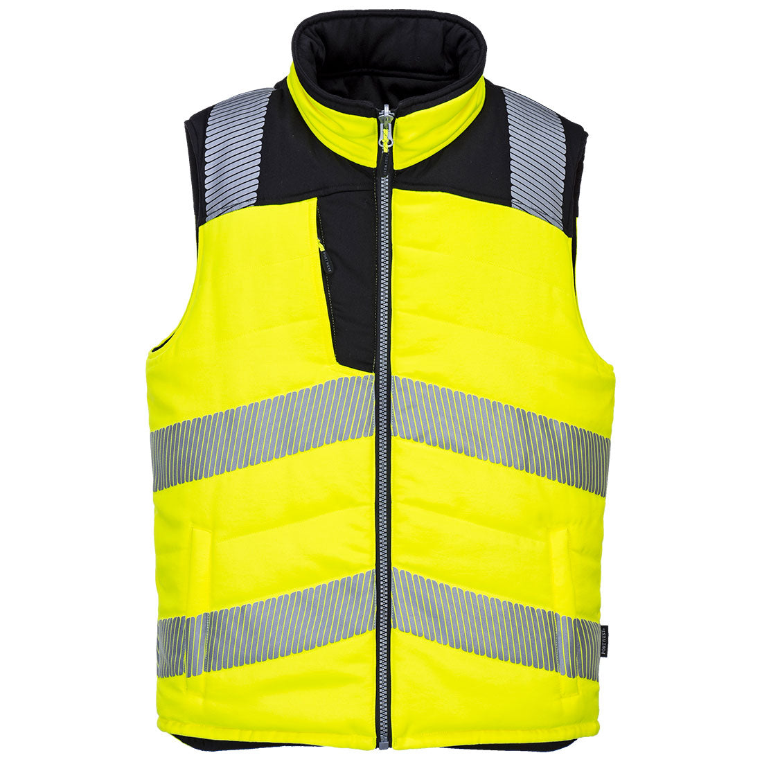 Portwest PW374-PW3 Hi-Vis Reversible Bodywarmer