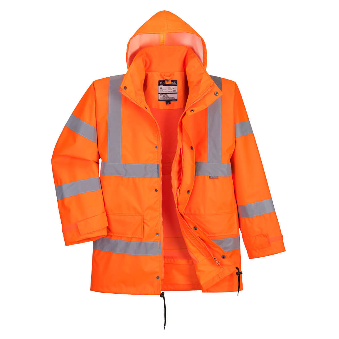 Portwest RT63-Hi-Vis Breathable Interactive Rain Traffic Jacket