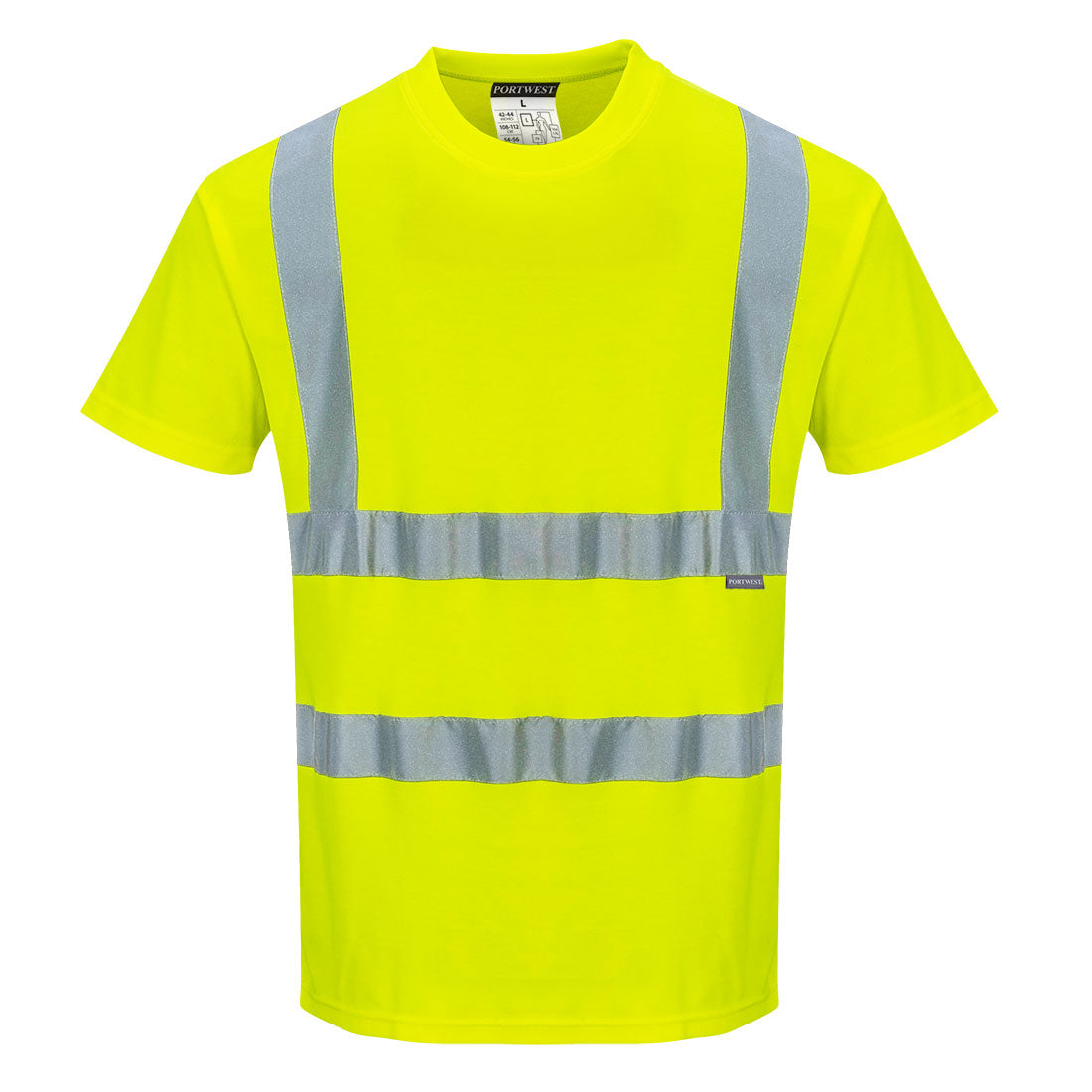 Portwest S170-Hi-Vis Cotton Comfort T-Shirt S/S