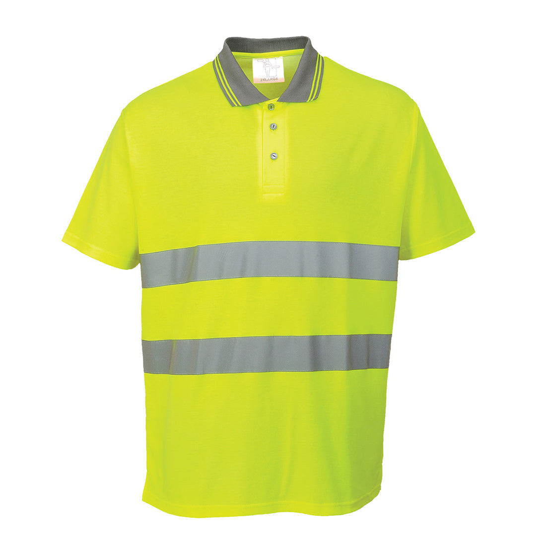 Portwest S171-Hi-Vis Cotton Comfort Polo Shirt S/S