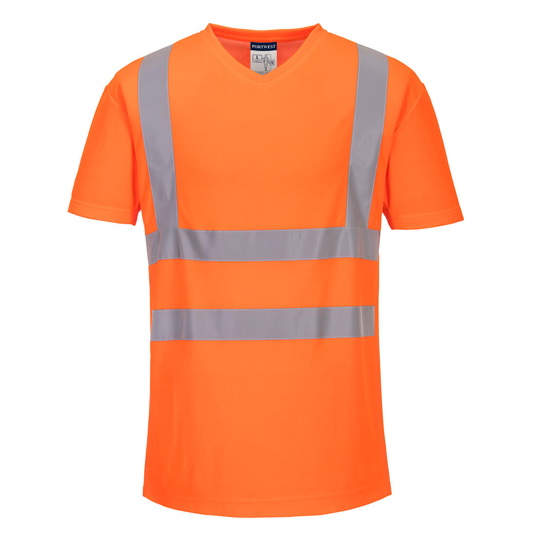 Portwest S179-Hi-Vis Cotton Comfort Mesh Insert T-Shirt S/S