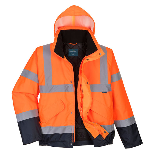 Portwest S266-Hi-Vis Contrast Winter Bomber Jacket
