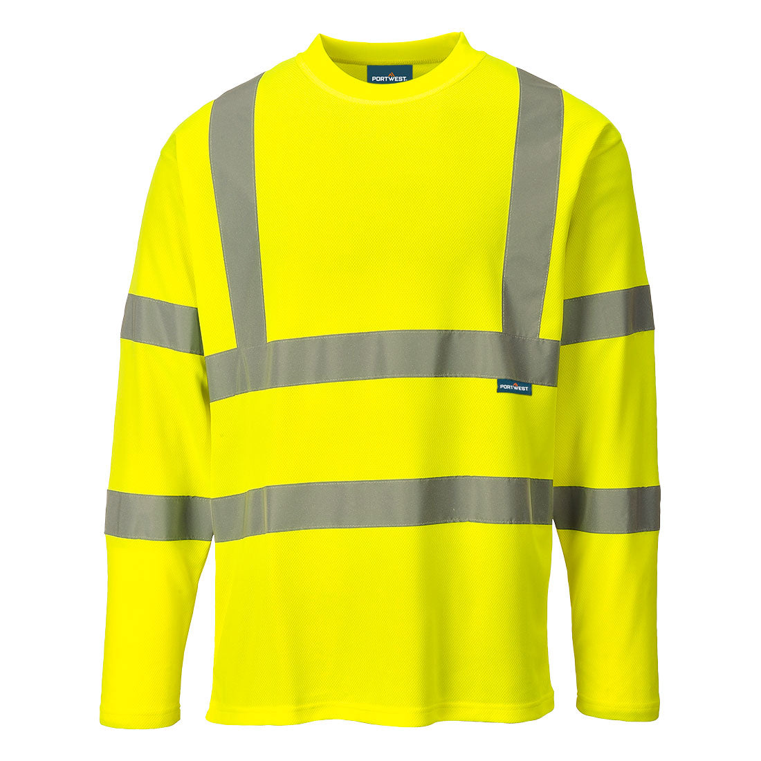 Portwest S278-Hi-Vis Cotton Comfort T-Shirt L/S