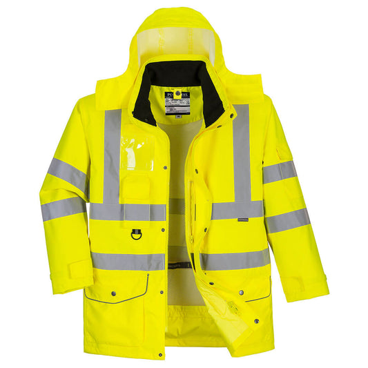 Portwest S427-Hi-Vis Breathable 7-in-1 Traffic Jacket
