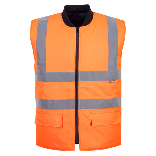 Portwest S469-Hi-Vis Reversible Bodywarmer