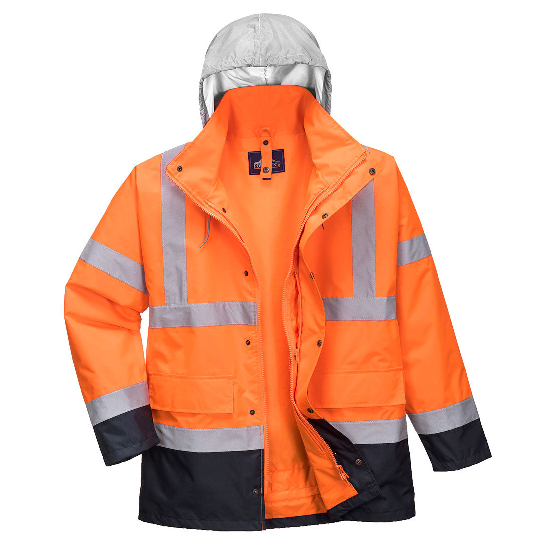 Portwest S471-Hi-Vis 4-in-1 Contrast Traffic Jacket