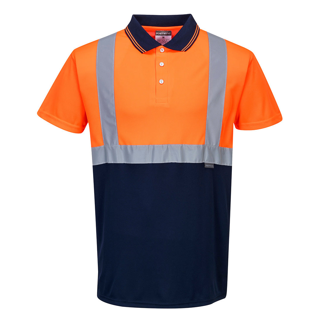 Portwest S479-Hi-Vis Contrast Polo Shirt S/S