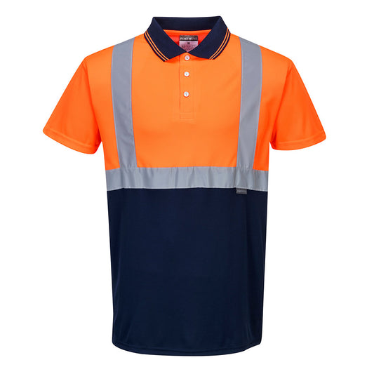 Portwest S479-Hi-Vis Contrast Polo Shirt S/S