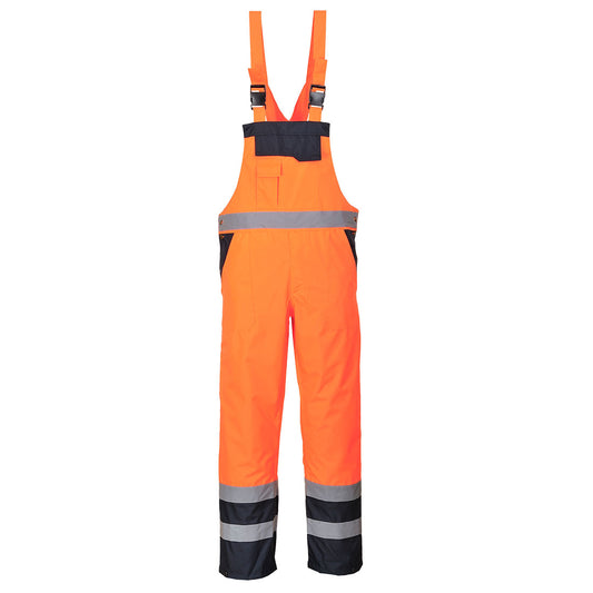 Portwest S489-Hi-Vis Contrast Winter Bib and Brace
