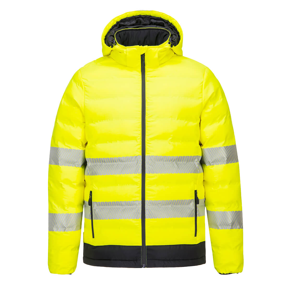 Portwest-S548-Hi-Vis Ultrasonic Heated Tunnel Jacket