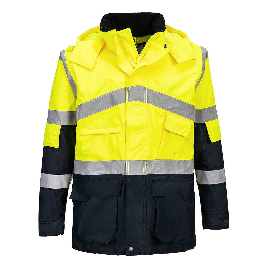 Portwest S760-Hi-Vis Breathable Contrast Rain Jacket