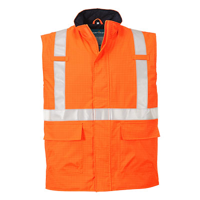 Portwest S776-Bizflame Rain Hi-Vis FR Bodywarmer