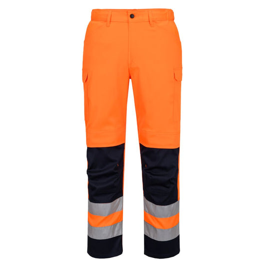 Portwest T143-Hi-Vis Mesh Panel Trousers