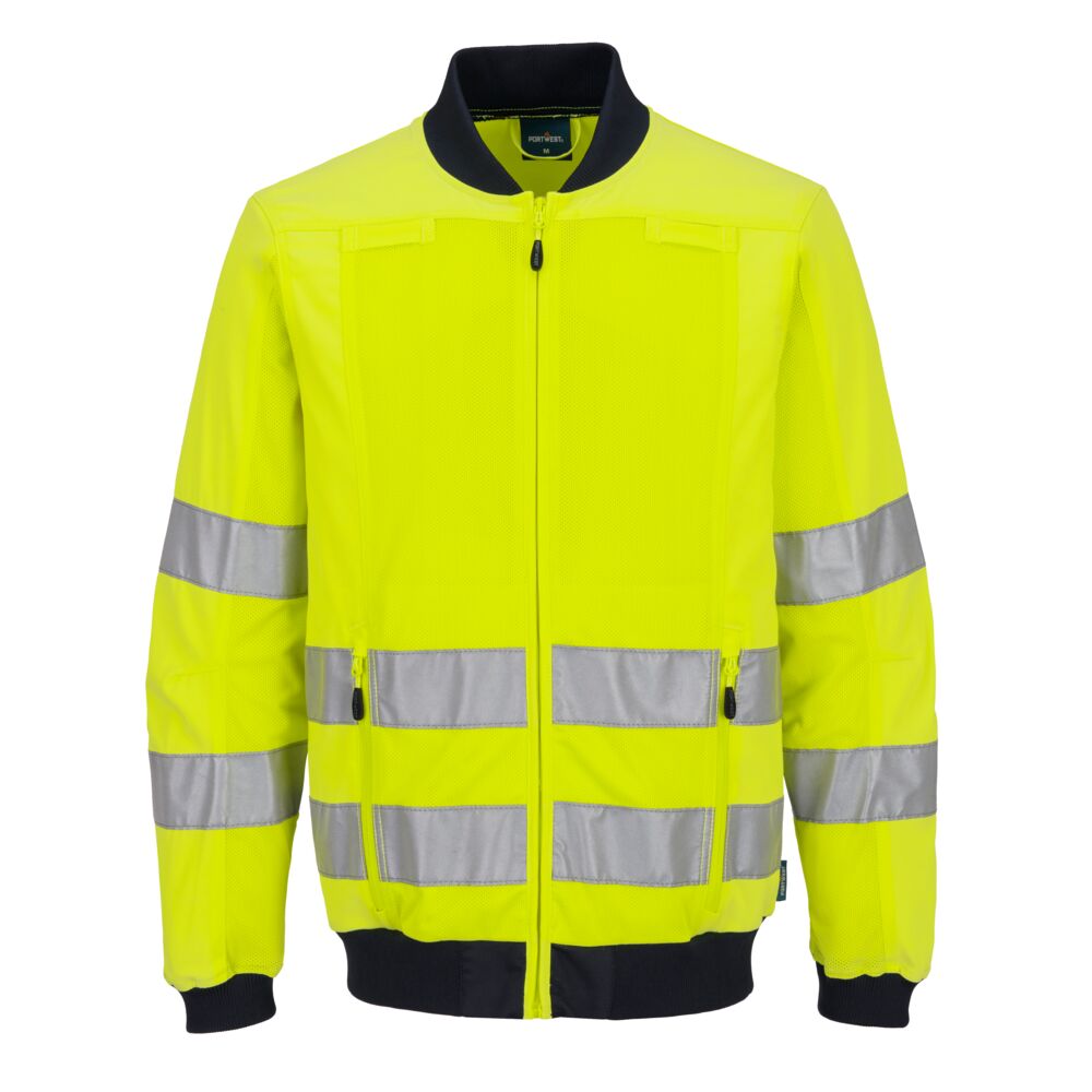 Portwest T164-Hi-Vis Mesh Panel Work Jacket