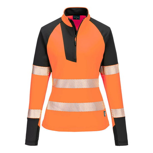 Portwest T173-PW3 Hi-Vis Women's 1/4 Zip Sweatshirt