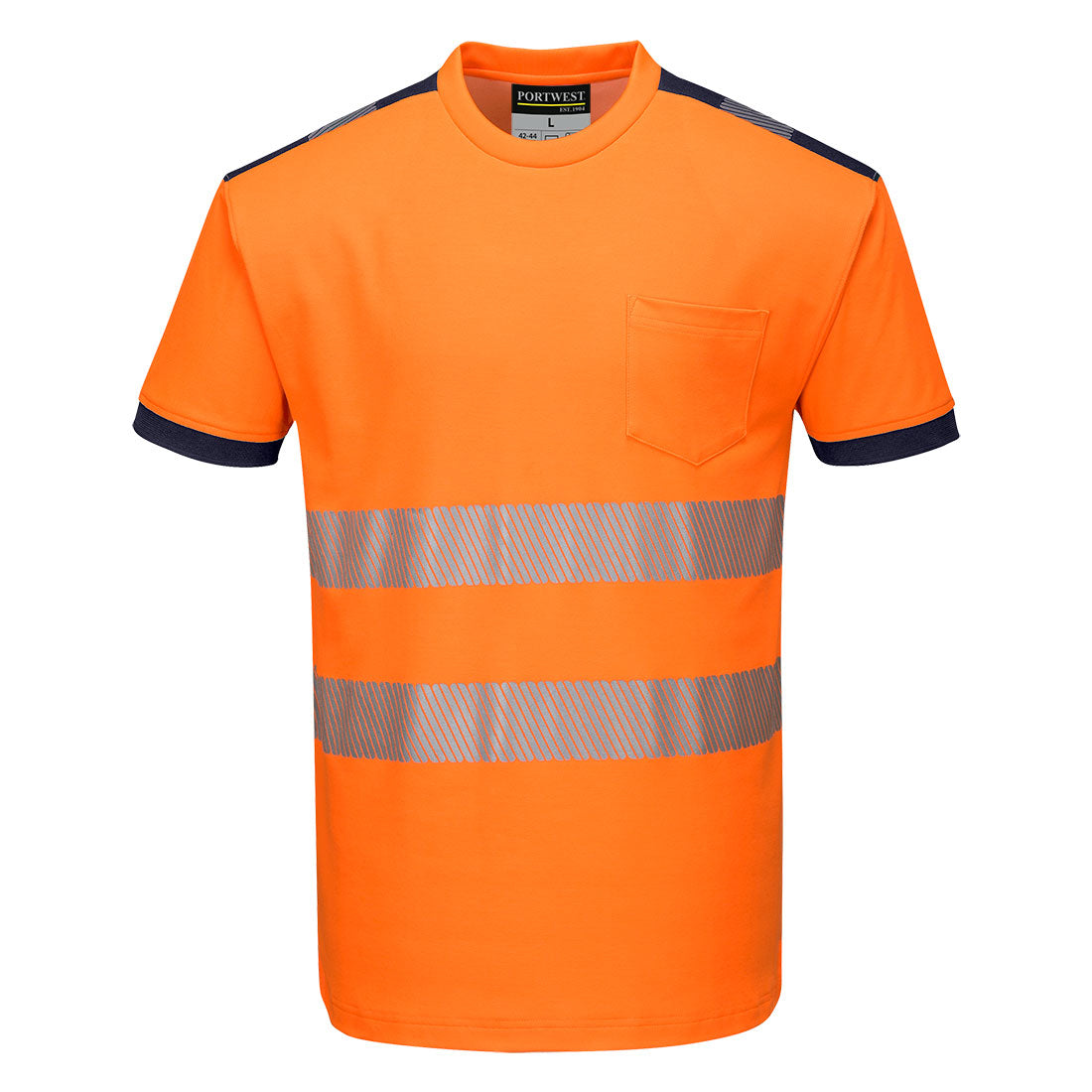 Portwest T181-PW3 Hi-Vis Cotton Comfort T-Shirt S/S