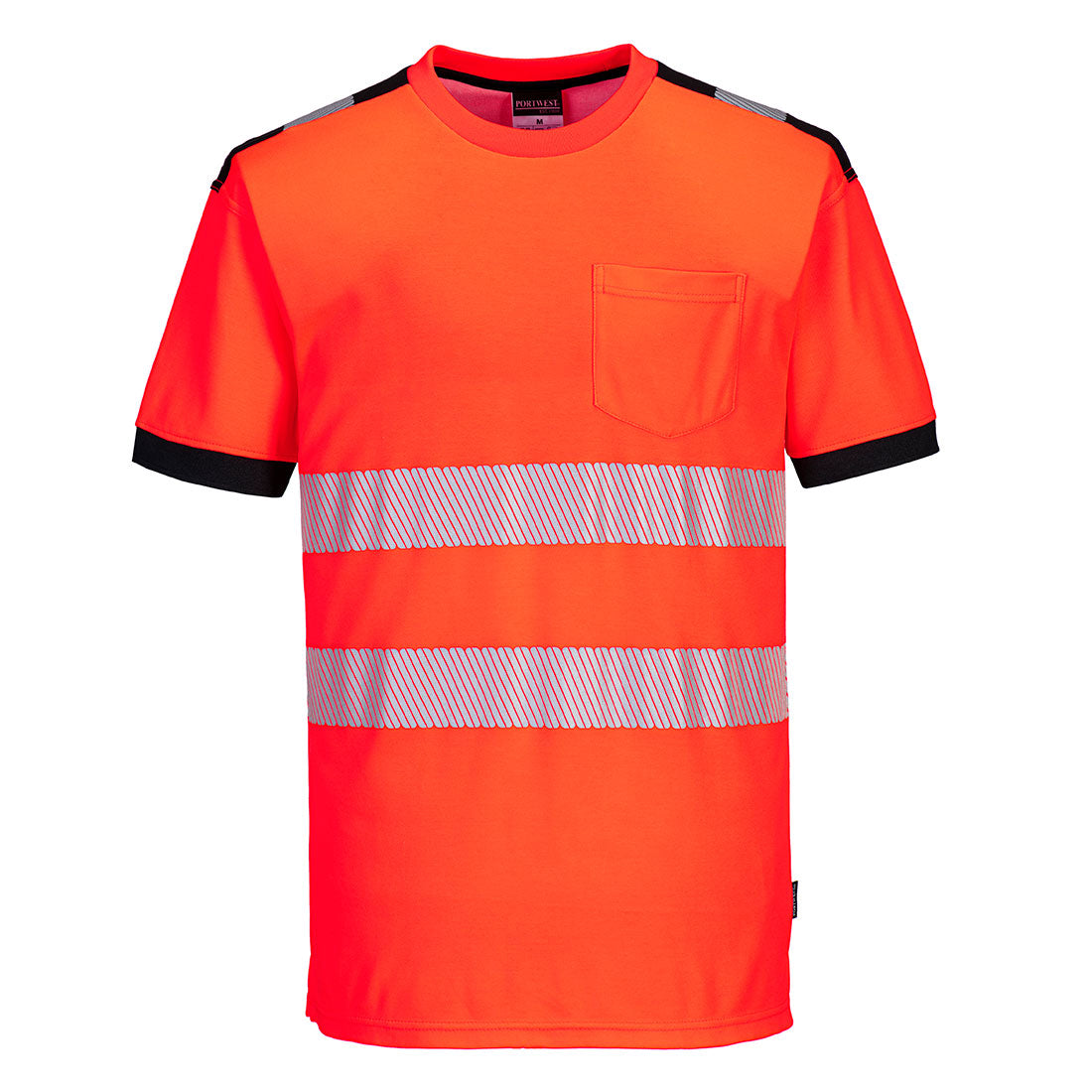 Portwest T181-PW3 Hi-Vis Cotton Comfort T-Shirt S/S