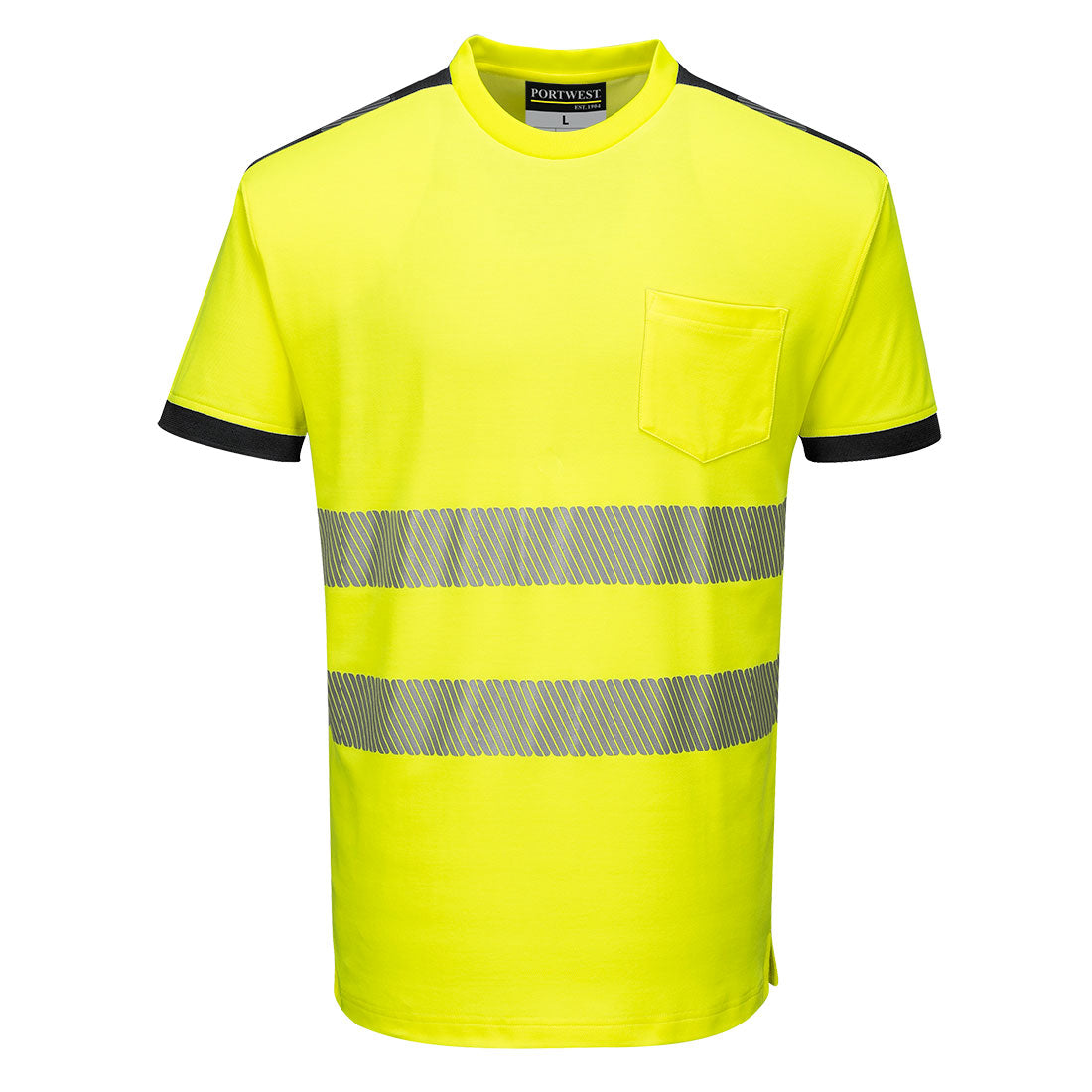 Portwest T181-PW3 Hi-Vis Cotton Comfort T-Shirt S/S