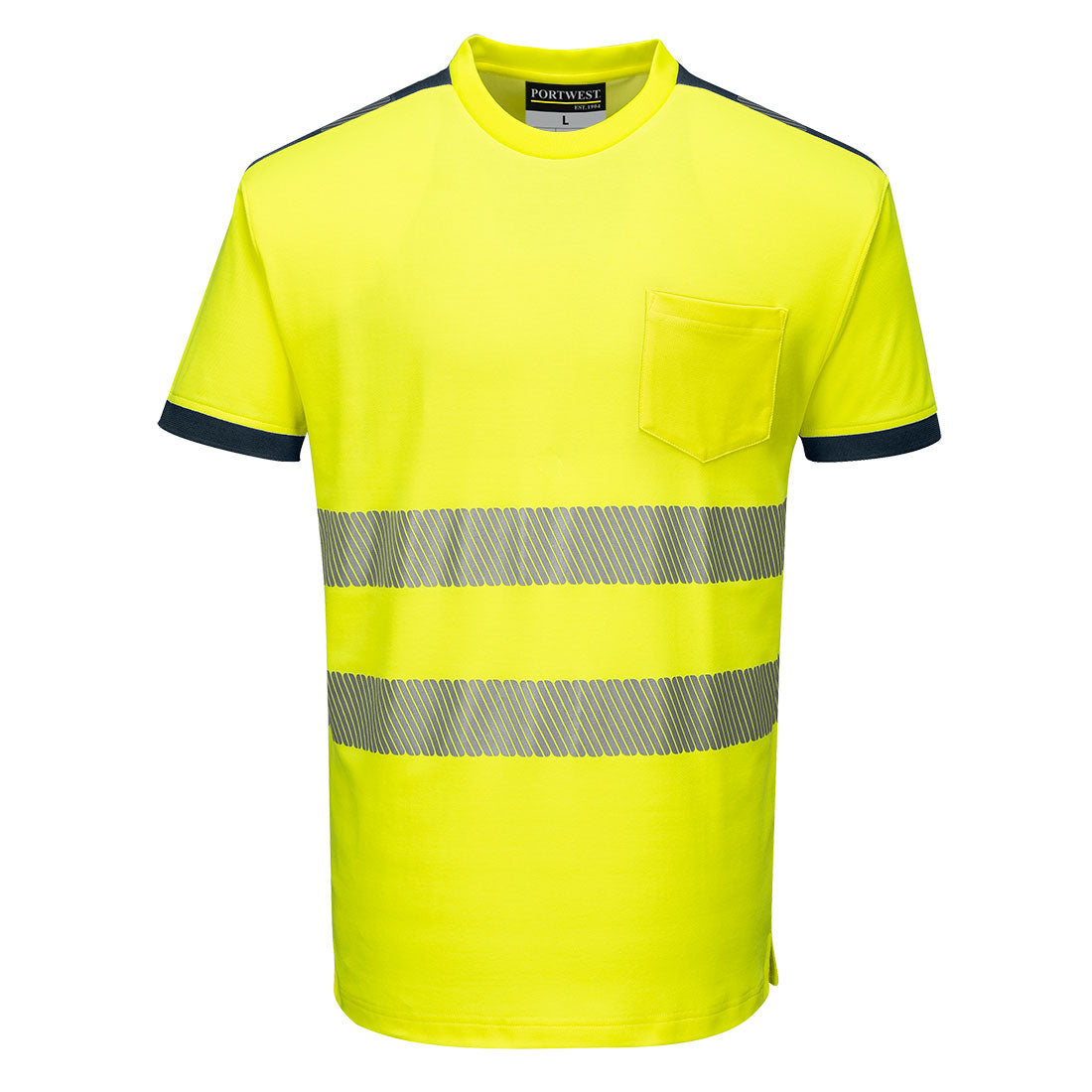 Portwest T181-PW3 Hi-Vis Cotton Comfort T-Shirt S/S