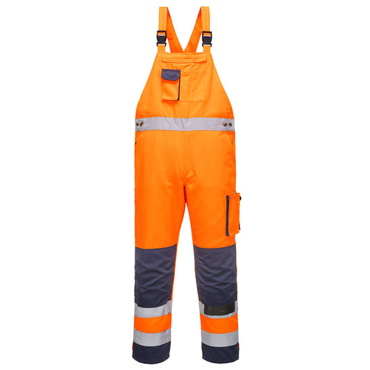 Portwest TX52-Dijon Hi-Vis Contrast Work Bib and Brace