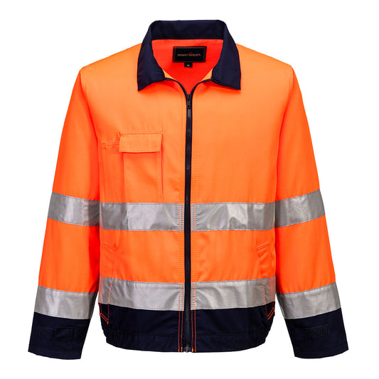 Portwest TX70-Madrid Hi-Vis Contrast Bomber Jacket